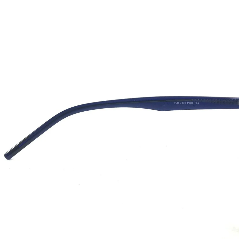 Polaroid Eyeglasses Frames PLD D303 PQG Blue Cat Eye Round Full Rim 51-17-145